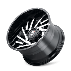 20x12 AMERICAN TRUXX WEB 8x180 Offset ( - 44) Center Bore (125.2) Style #AT161 | AT161 - 2278BM - 44 - Black Patch Performance - AMERAT1612278BM44