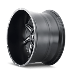 20x10 AMERICAN TRUXX VORTEX 5x5 Offset ( - 24) Center Bore (78.1) Style #AT162 | AT162 - 2173M - 24 - Black Patch Performance - AMERAT1622173M24