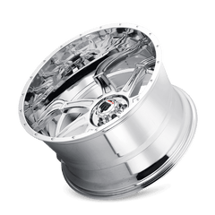 20x10 AMERICAN TRUXX VORTEX 6x5.5 Offset ( - 24) Center Bore (106.1) Style #AT162 | AT162 - 2183C - 24 - Black Patch Performance - AMERAT1622183C24
