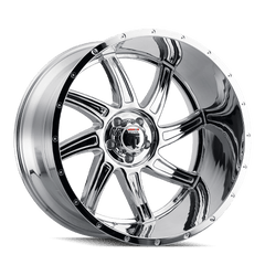 24x14 AMERICAN TRUXX VORTEX 5x150 Offset (-76) Center Bore (110.3) Style AT162 | AT162-24450C-76 - Black Patch Performance - AMERAT16224450C76