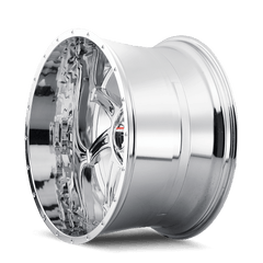 24x14 AMERICAN TRUXX VORTEX 5x150 Offset (-76) Center Bore (110.3) Style AT162 | AT162-24450C-76 - Black Patch Performance - AMERAT16224450C76
