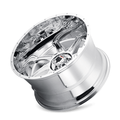 24x14 AMERICAN TRUXX VORTEX 5x150 Offset (-76) Center Bore (110.3) Style AT162 | AT162-24450C-76 - Black Patch Performance - AMERAT16224450C76