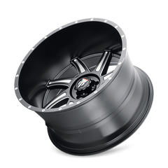 24x14 AMERICAN TRUXX VORTEX 5x5.5 Offset (-76) Center Bore (87.1) Style AT162 | AT162-24485M-76 - Black Patch Performance - AMERAT16224485M76