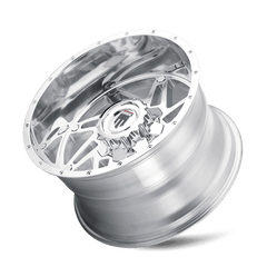 20x10 AMERICAN TRUXX WARRIOR 5x5 5x5.5 Offset ( - 24) Center Bore (78.1) Style #AT165 | AT165 - 2152P - 24 - Black Patch Performance - AMERAT1652152P24