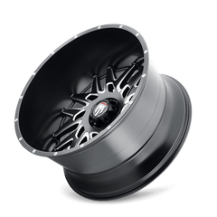 22x12 AMERICAN TRUXX DNA 5x150 Offset ( - 44) Center Bore (110.3) Style #AT184 | AT184 - 22250M - 44 - Black Patch Performance - AMERAT18422250M44