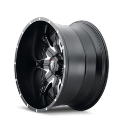 20x10 AMERICAN TRUXX LONESTAR 8x6.5 Offset ( - 24) Center Bore (125.2) Style #AT185 | AT185 - 2181M - 24 - Black Patch Performance - AMERAT1852181M24