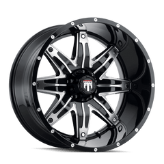 22x12 AMERICAN TRUXX LONESTAR 5x5 Offset ( - 44) Center Bore (78.1) Style #AT185 | AT185 - 22273BM - 44 - Black Patch Performance - AMERAT18522273BM44
