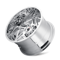 24x14 AMERICAN TRUXX SPURS 5x5 Offset (-76) Center Bore (78.1) Style AT186 | AT186-24473C-76 - Black Patch Performance - AMERAT18624473C76