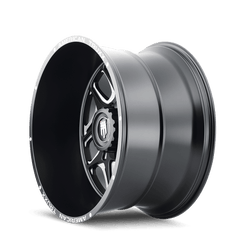 24x14 AMERICAN TRUXX SWEEP 6x5.5 Offset (-76) Center Bore (106.1) Style AT1900 | AT1900-24483M-76 - Black Patch Performance - AMERAT190024483M76