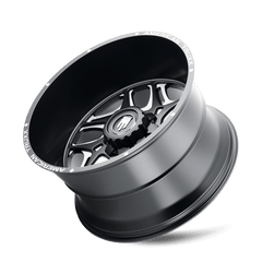 24x14 AMERICAN TRUXX SWEEP 6x5.5 Offset (-76) Center Bore (106.1) Style AT1900 | AT1900-24483M-76 - Black Patch Performance - AMERAT190024483M76