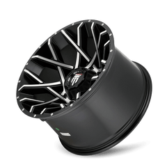 20x12 AMERICAN TRUXX GRIDLOCK 5x5 5x5.5 Offset ( - 44) Center Bore (78.1) Style #AT1901 | AT1901 - 2252BML - 44 - Black Patch Performance - AMERAT19012252BML44