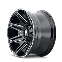 20x9 AMERICAN TRUXX BOOM 6x135 6x5.5 Offset ( - 12) Center Bore (106.1) Style #AT1903 | AT1903 - 2937M - 12 - Black Patch Performance - AMERAT19032937M12