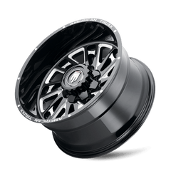 24x14 AMERICAN TRUXX BLADE 5x5 Offset (-76) Center Bore (78.1) Style AT1905 | AT1905-24473M-76 - Black Patch Performance - AMERAT190524473M76