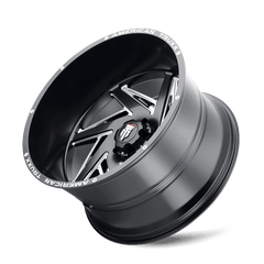 20x10 AMERICAN TRUXX SPIRAL 8x170 Offset ( - 24) Center Bore (125.2) Style #AT1906 | AT1906 - 2170M - 24 - Black Patch Performance - AMERAT19062170M24