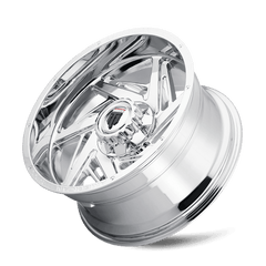 20x10 AMERICAN TRUXX SPIRAL 8x6.5 Offset ( - 24) Center Bore (125.2) Style #AT1906 | AT1906 - 2181C - 24 - Black Patch Performance - AMERAT19062181C24