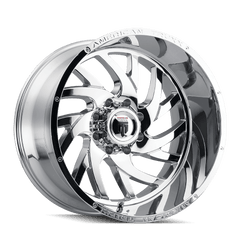 26x14 AMERICAN TRUXX XCLUSIVE 8x170 Offset (-76) Center Bore (125.2) Style AT1907 | AT1907-26470C-76 - Black Patch Performance - AMERAT190726470C76