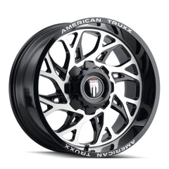 20x12 AMERICAN TRUXX DESTINY 5x5 5x5.5 Offset ( - 44) Center Bore (87.1) Style #AT1913 | AT1913 - 2270C - 44 - Black Patch Performance - AMERAT19132270C44