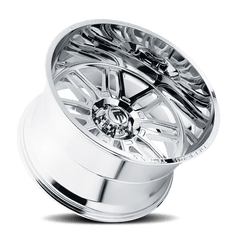 24x14 AMERICAN TRUXX RESTLESS 6x5.5 Offset (-76) Center Bore (106) Style AT1915 | AT1915-24483C - Black Patch Performance - AMERAT191524483C