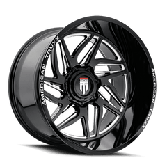 20x10 AMERICAN TRUXX GOLIATH 6x135 6x5.5 Offset ( - 24) Center Bore (106.1) Style #AT1917 | AT1917 - 2137M - Black Patch Performance - AMERAT19172137M