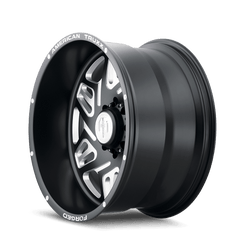 24x14 AMERICAN TRUXX FORGED ORION 8x180 Offset (-76) Center Bore (124.2) Style ATF1908 | ATF1908-24478-76M - Black Patch Performance - AMERATF19082447876M