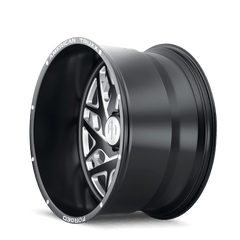 22x12 AMERICAN TRUXX FORGED ARIES 6x5.5 Offset ( - 44) Center Bore (106.1) Style #ATF1909 | ATF1909 - 22283 - 44M - Black Patch Performance - AMERATF19092228344M