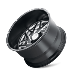 22x12 AMERICAN TRUXX FORGED ARIES 6x5.5 Offset ( - 44) Center Bore (106.1) Style #ATF1909 | ATF1909 - 22283 - 44M - Black Patch Performance - AMERATF19092228344M