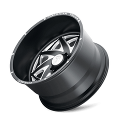 22x12 AMERICAN TRUXX FORGED KRONOS 8x170 Offset ( - 44) Center Bore (125.2) Style #ATF1910 | ATF1910 - 22270 - 44M - Black Patch Performance - AMERATF19102227044M
