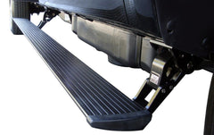 AMP Research 75146-01A PowerStep Electric Running Board - 11-14 Slv/Sra 2500/3500 Diesel Only, Ext/Crw - Black Patch Performance - AMPR7514601A