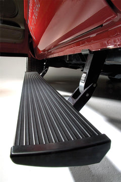 AMP Research 76151-01A Powerstep Plug-N-Play - 15-20 Ford F-150, Reg cab w/E-Brake, SuperCab, SuperCrew - Black Patch Performance - AMPR7615101A