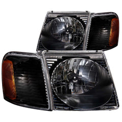 ANZO USA 111041 Crystal Headlight Set - Electrical, Lighting and Body from Black Patch Performance