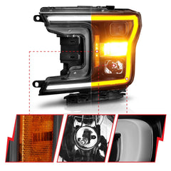 ANZO USA 111509 Projector Headlight - Electrical, Lighting and Body from Black Patch Performance