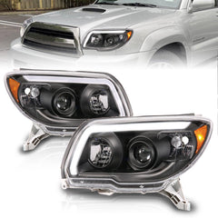 ANZO USA 111616 LED Bar Projector Black Headlight - Electrical, Lighting and Body from Black Patch Performance