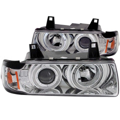 ANZO USA 121326 Projector Headlight Set w/Halo - Electrical, Lighting and Body from Black Patch Performance