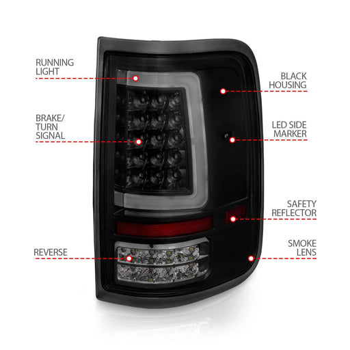 ANZO USA 311343 Tail Light Assembly - Electrical, Lighting and Body from Black Patch Performance