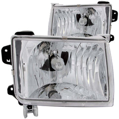 Nissan Headlight Set - Black Patch Performance - ANZO111049