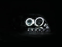 ANZO USA 111054 Projector Headlight Set w/Halo - Black Patch Performance - ANZO111054