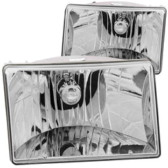 ANZO USA 111066 Crystal Headlight Set - Black Patch Performance - ANZO111066