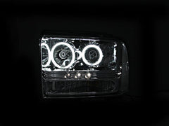 ANZO USA 111118 Projector Headlight Set w/Halo - Black Patch Performance - ANZO111118