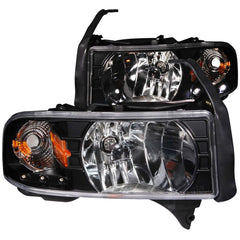 Dodge Headlight Set - Black Patch Performance - ANZO111205