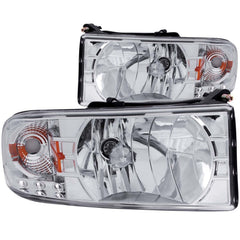 Dodge Headlight Set - Black Patch Performance - ANZO111206