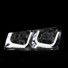 Chevrolet Headlight Set - Black Patch Performance - ANZO111313