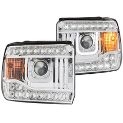 GMC Headlight Set - Black Patch Performance - ANZO111317