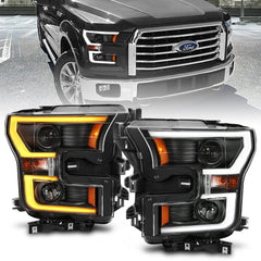 ANZO USA 111357 Projector Headlight Set - Black Patch Performance - ANZO111357