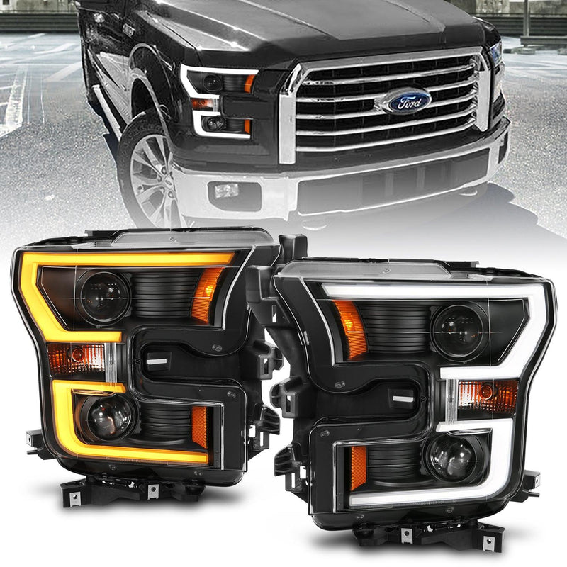 ANZO USA 111357 Projector Headlight Set - Black Patch Performance - ANZO111357