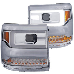 ANZO USA 111374 Projector Headlight Set - Black Patch Performance - ANZO111374