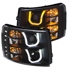 ANZO USA 111384 Projector Headlight Set - Black Patch Performance - ANZO111384