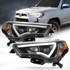 14-23 Toyota 4Runner Headlight Set - Black Patch Performance - ANZO111416