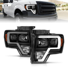ANZO USA 111443 Projector Headlight - Black Patch Performance - ANZO111443