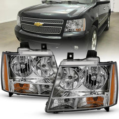 ANZO USA 111475 Crystal Headlights - Black Patch Performance - ANZO111475