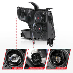 ANZO USA 111492 Projector Headlight - Black Patch Performance - ANZO111492